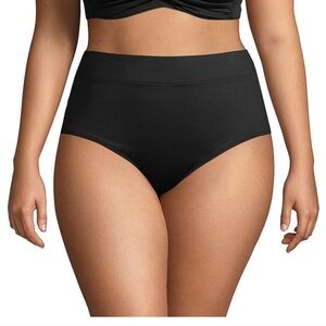 Plus size Women's Lands' End Black Swim Bottoms ~ 26W